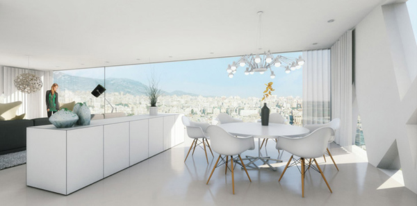 Πανοραμική εκπληκτική θέα της Βηρυτού από διαμέρισμα του Cube Πανοραμική εκπληκτική θέα της Βηρυτού από διαμέρισμα του Cube